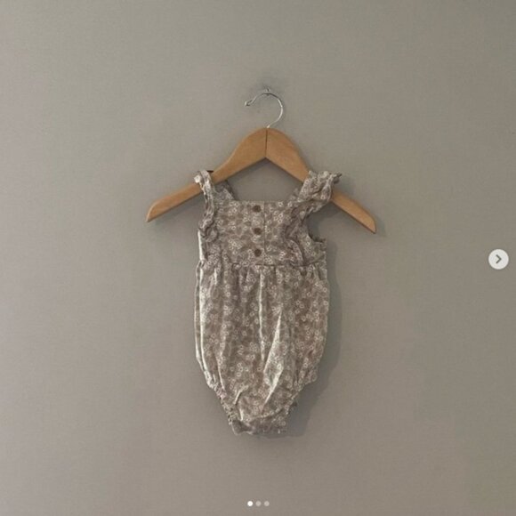 $12 ADD ON Rylee + Cru Floral Romper 6M H&M Jamie Kay 12-18M zara mayoral - Picture 1 of 3